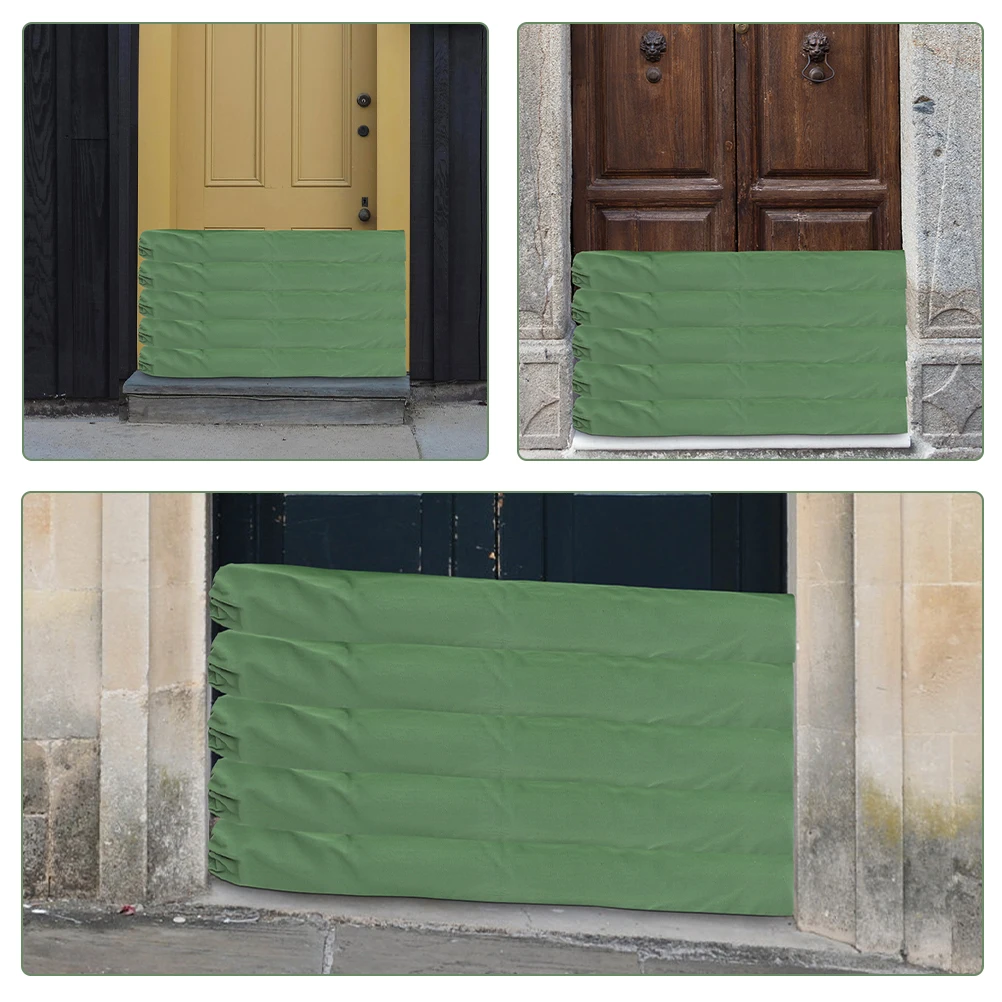 Flood Barrier Thickened Sandbag Long Sand Bag Reusable for Garage Protection Against Water Damage Long Sandbag