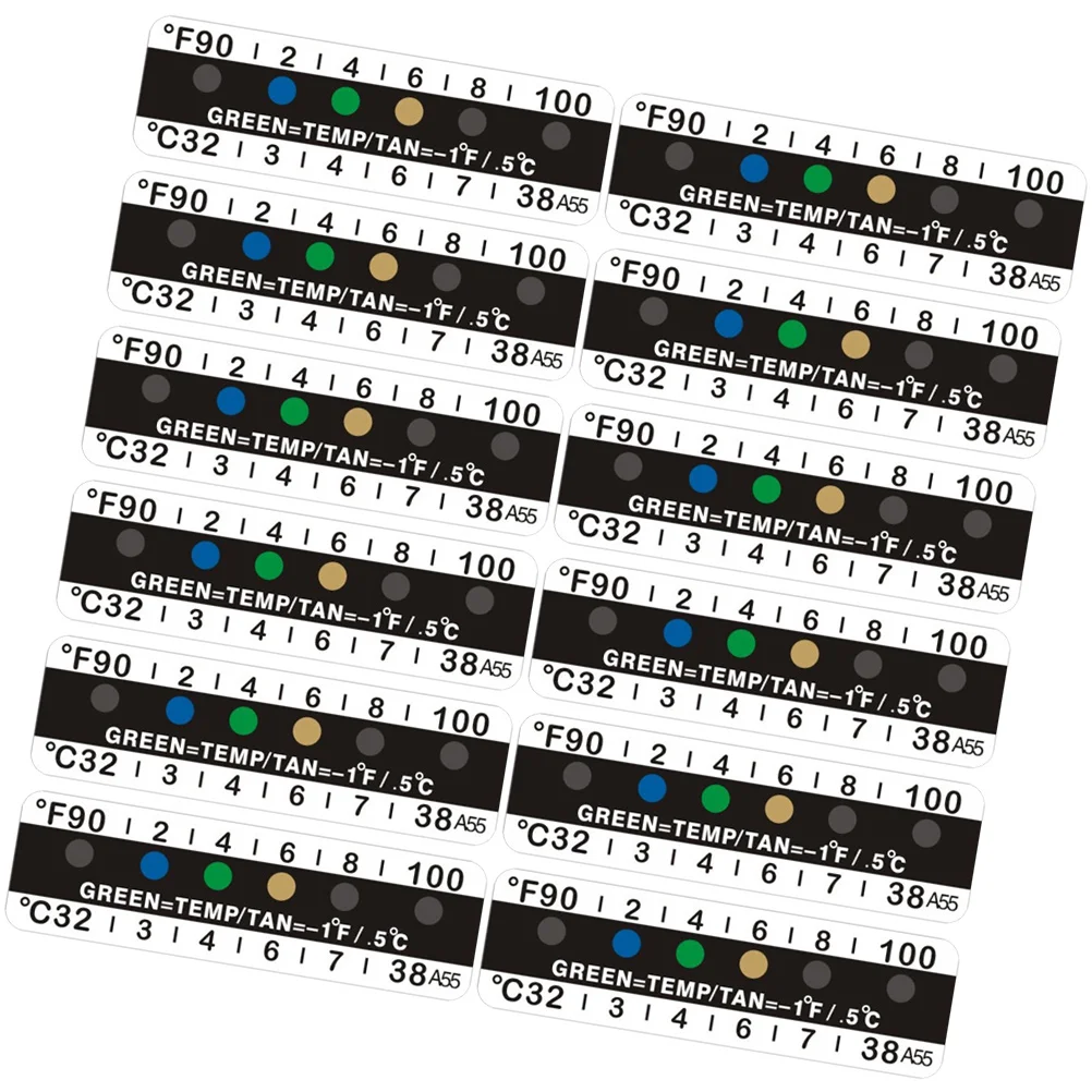 

25pcs Temperature Adhesive Urine Temperature Test Strips 90 100F Urine Test Thermometer Labels Urinalysis Strips Specimen Cups