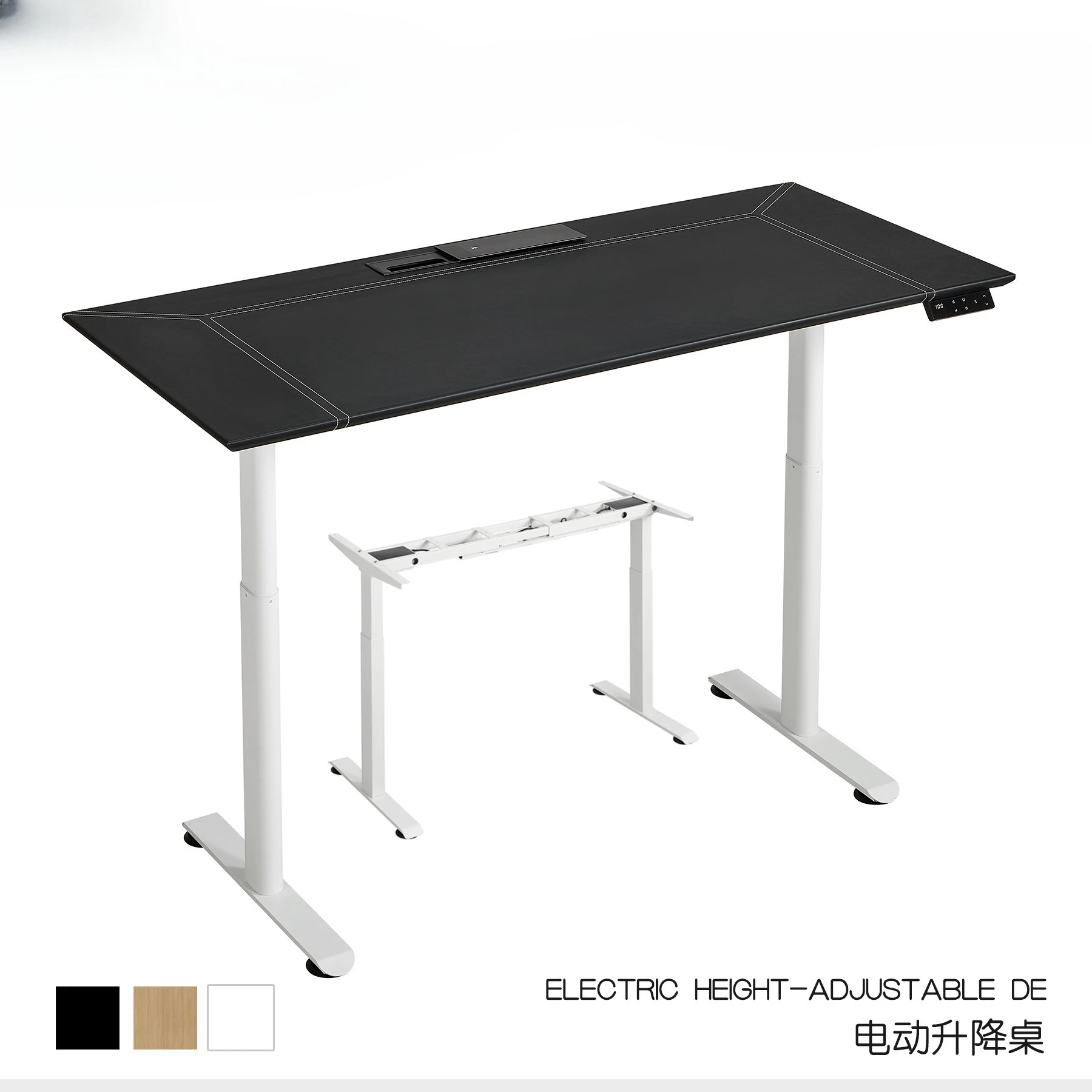 Electric lifting table bracket Dual motor telescopic frame Electric intelligent lifting office Study table Mute