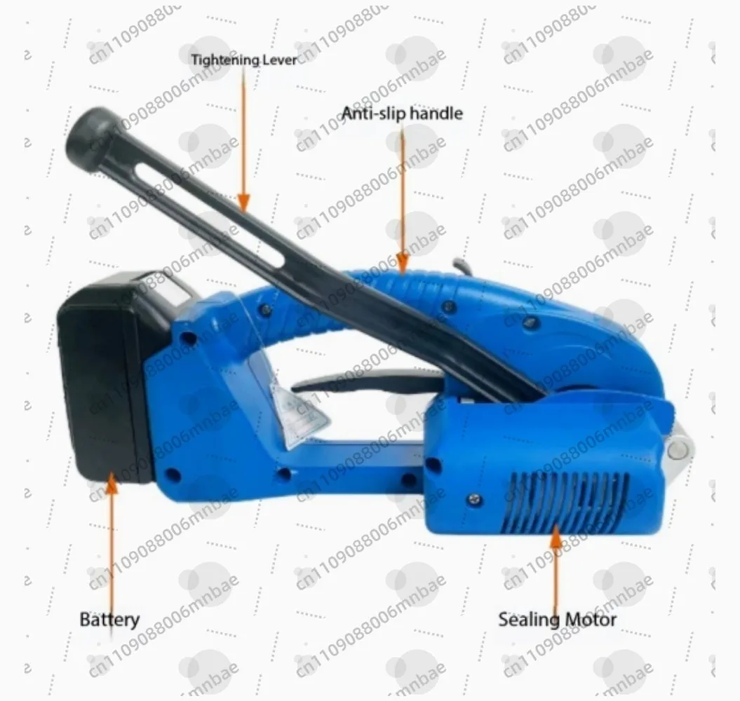 Non buckle hot electric plastic steel strapping machine PET hand cranked strapping machine P-P plastic tape for JDH-16