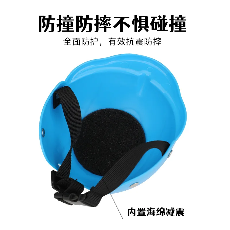 Safety Windproof Rainproof Pet Dog Cat Motorcycle Riding Helmet Outdoor Adjustable Head Protection Gear For Small Medium Dogs