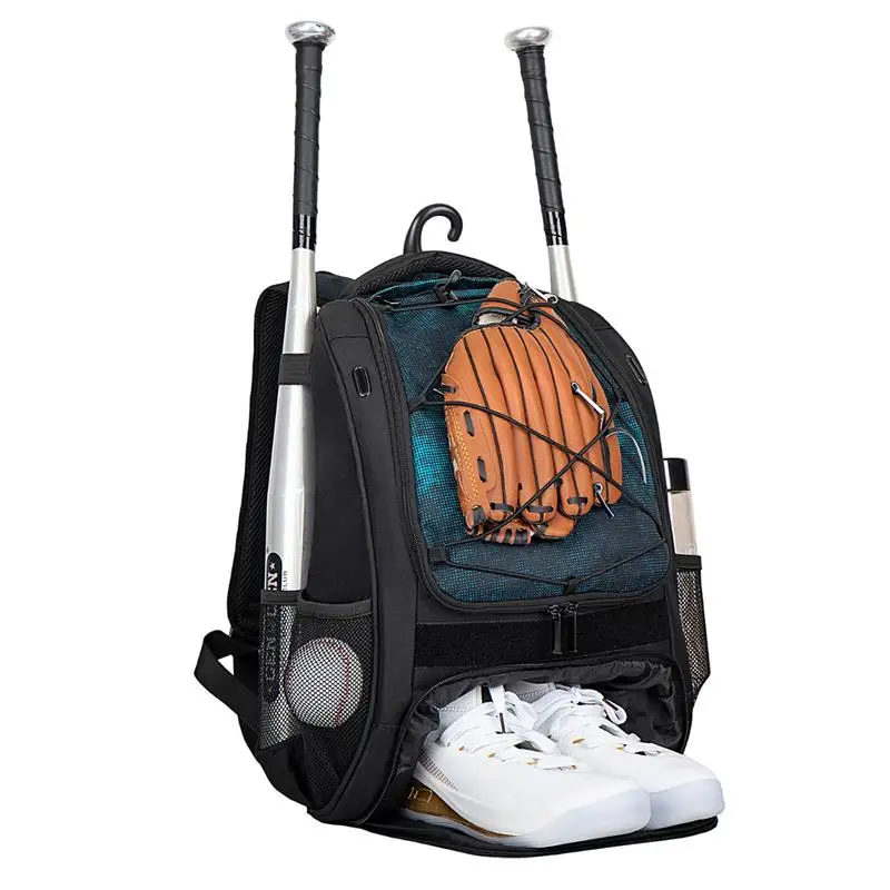 

Baseball Bag Youth Boys Baseball Bag With Shoe Compartment Softball Backpack Large Capacity Youth Baseball Backpack Baseball Bat