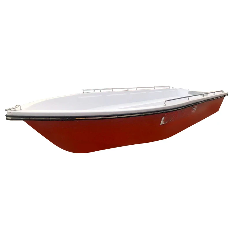 FRP assault boat, fire rescue, not easy to wear and tear, thickened peep layer glass silver assault boat