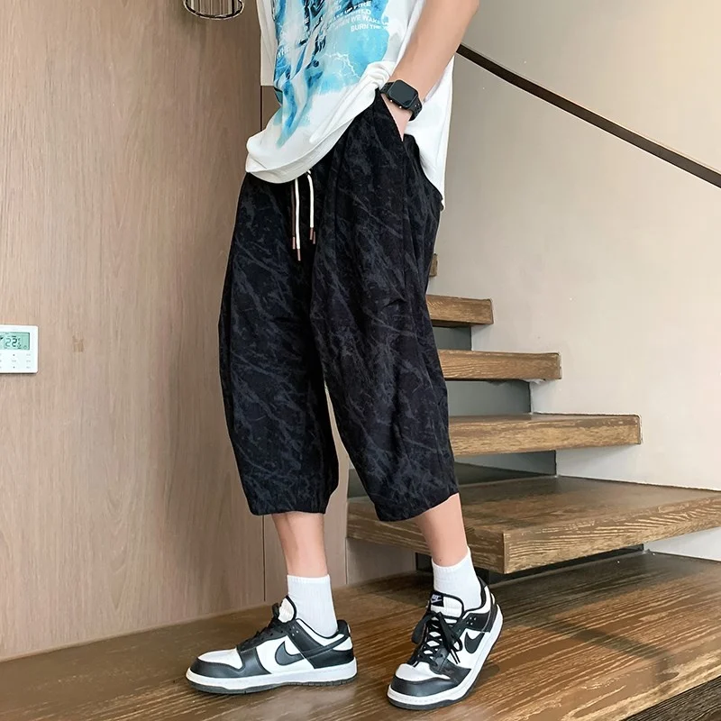 

New Summer Thin Sport Shorts for Teenagers And Middle School Students Casual Loose Fit Polyester Fiber Youth Active Wear