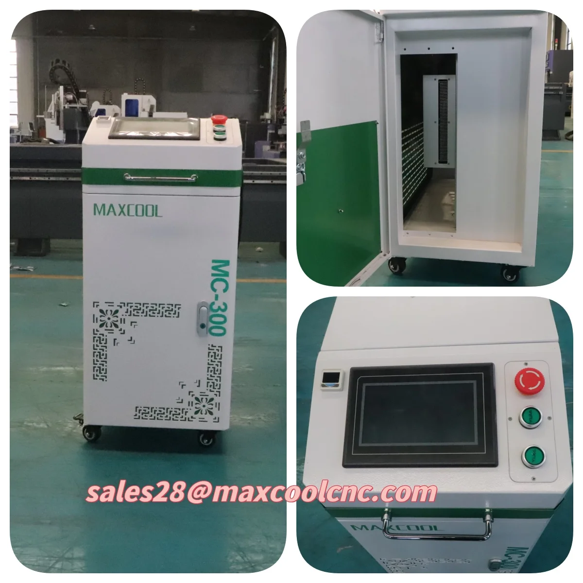 2025 neue MAXCOOL-Pulslaser-Reinigungsmaschine 100 W 200 W 300 W 500 W für die präzise Formreinigung