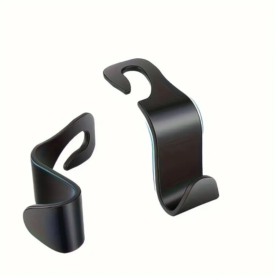 1/5/10/20/50/100pcs Two Car-Mounted Hooks, Hidden Hooks for Car Headrests, Multifunctional Hooks for Items on The Back Inside Th