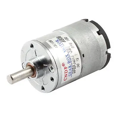 DC12V 24V 100RPM 5/10.15/20/50/300/400/600/700/1000RPM 6mm Shaft Cylinder Shape Electric Geared Box Speed Reduce Motor ZGA32R