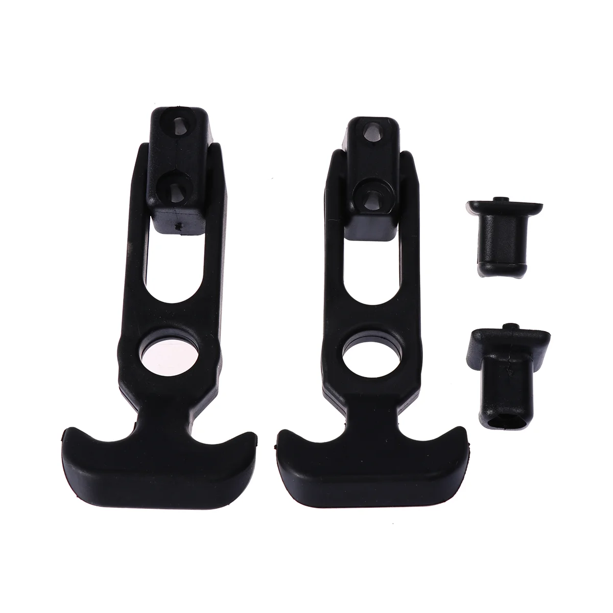 

2pcs Stainless Steel Car Tail Box Buckle Hood Lock Bumper Trim Lock Rear Tail Box Retractor Cover Lock Universal Clip Car