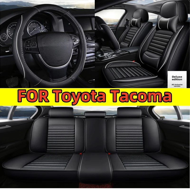 

FOR Toyota Tacoma Car seat covers, full 5-seat protective covers, soft and comfortable artificial leather waterproof