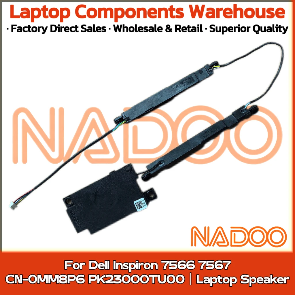 

New Original Laptop Notebook Audio Speaker For Dell Inspiron 7566 7567 built-in speaker horn audio CN-0MM8P6 PK23000TU00
