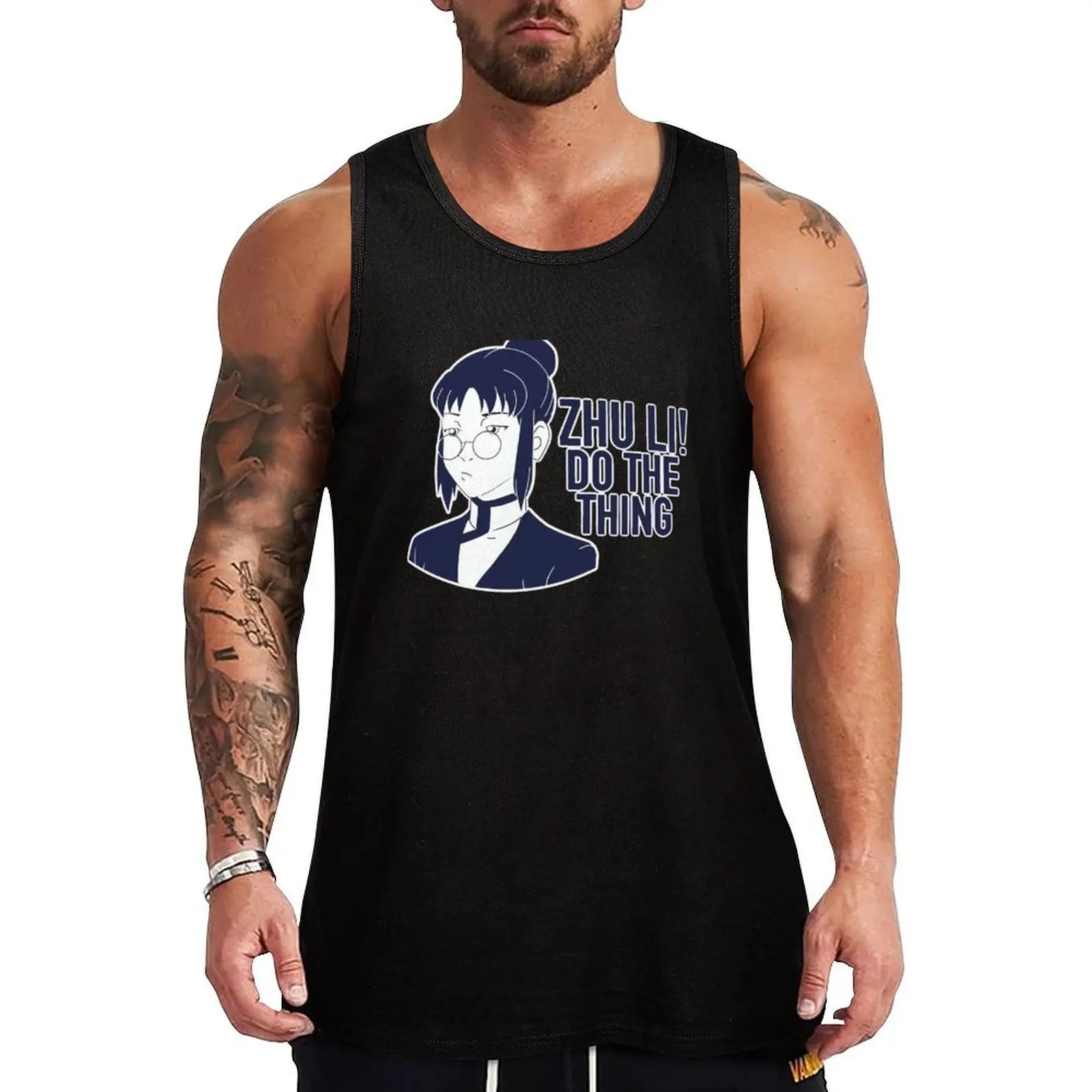 

Zhu Li! Do the Thing Tank Top Modern Print Tank Top Contemporary Graphic Shirt