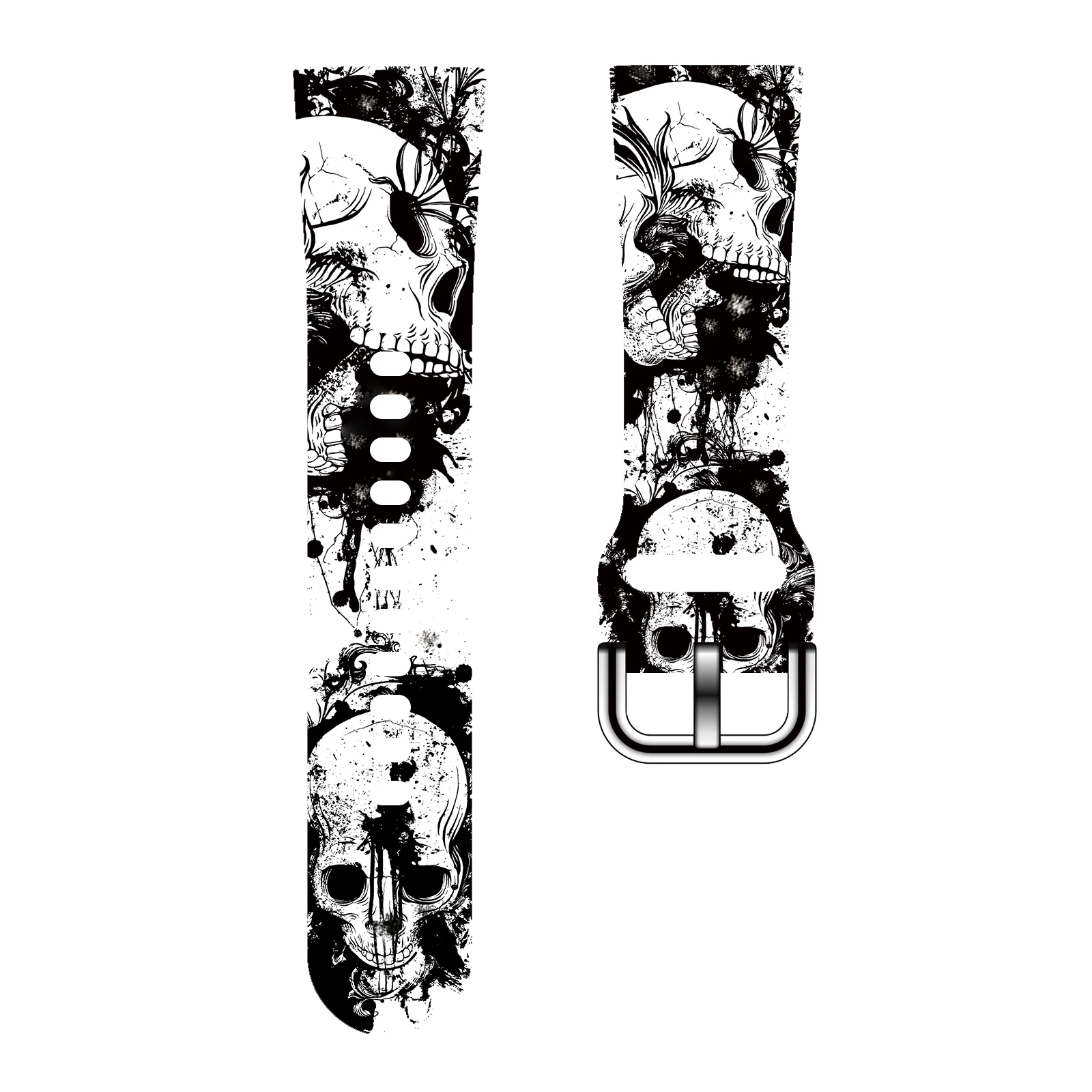 

Helloween Series Printed Strap for Fitbit Sense 2 1 Watchband Replaceable Bracelet for Versa 4 3 Watch Band for Women as a Gift