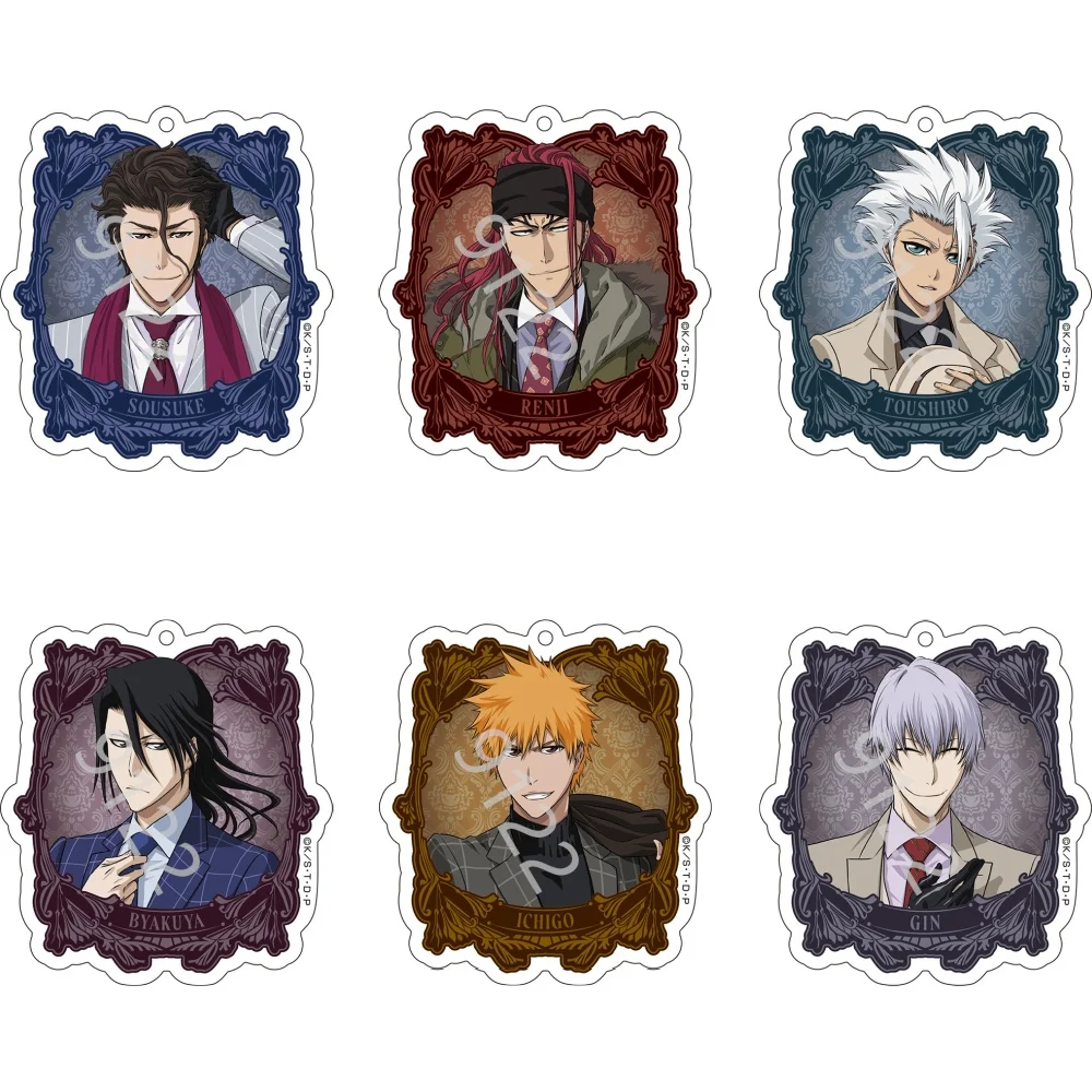 Аниме-bleach-популярный-акриловый-брелок-с-подвеской-сумка-автомобильный-брелок-аксессуары-для-мобильных-телефонов-подарок-рождественские-подарки