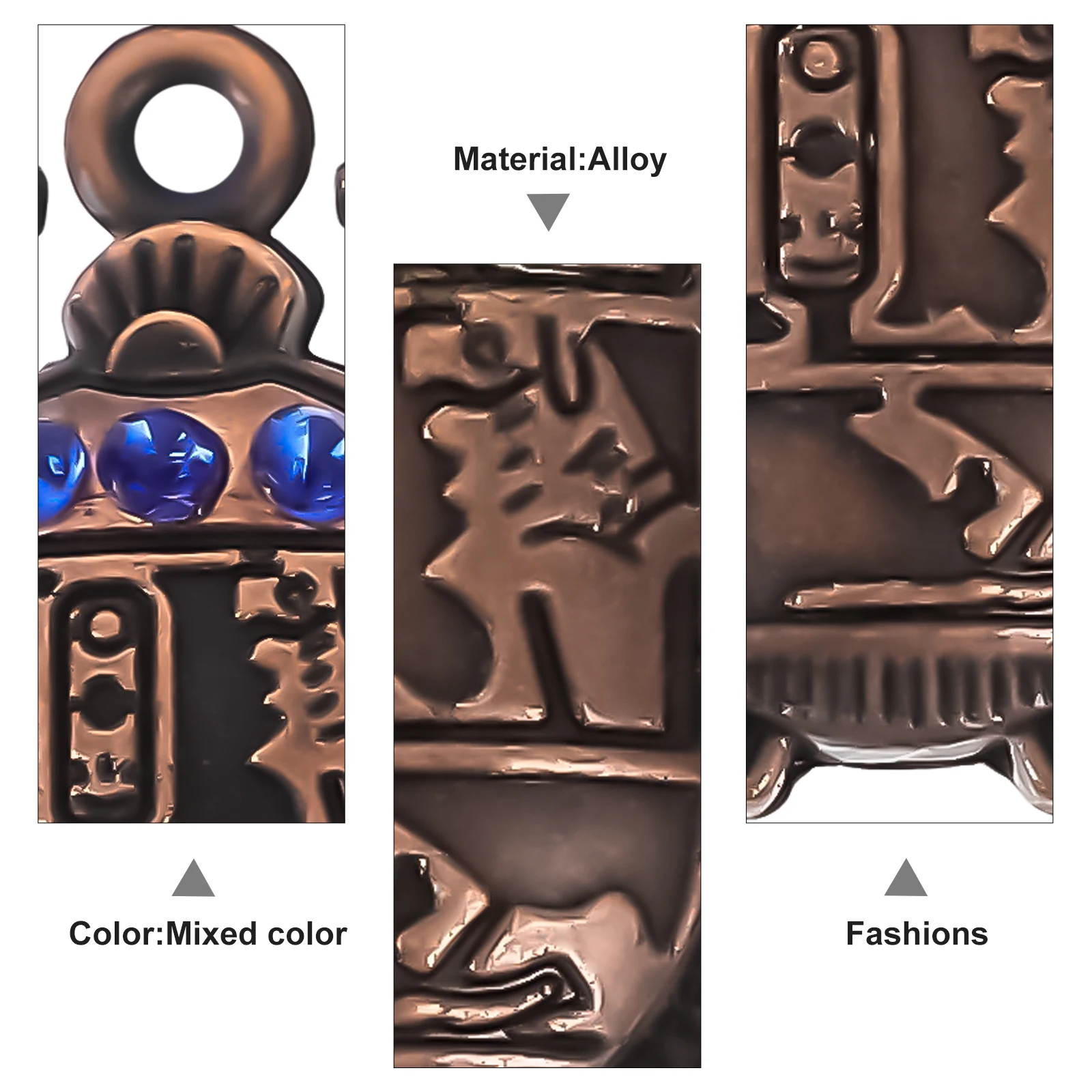 

40Pcs Beetle Charm Pendants DIY Craft Supplies Alloy Bug Charms for Necklace Bracelet Keychain Accessories Beetle Charm