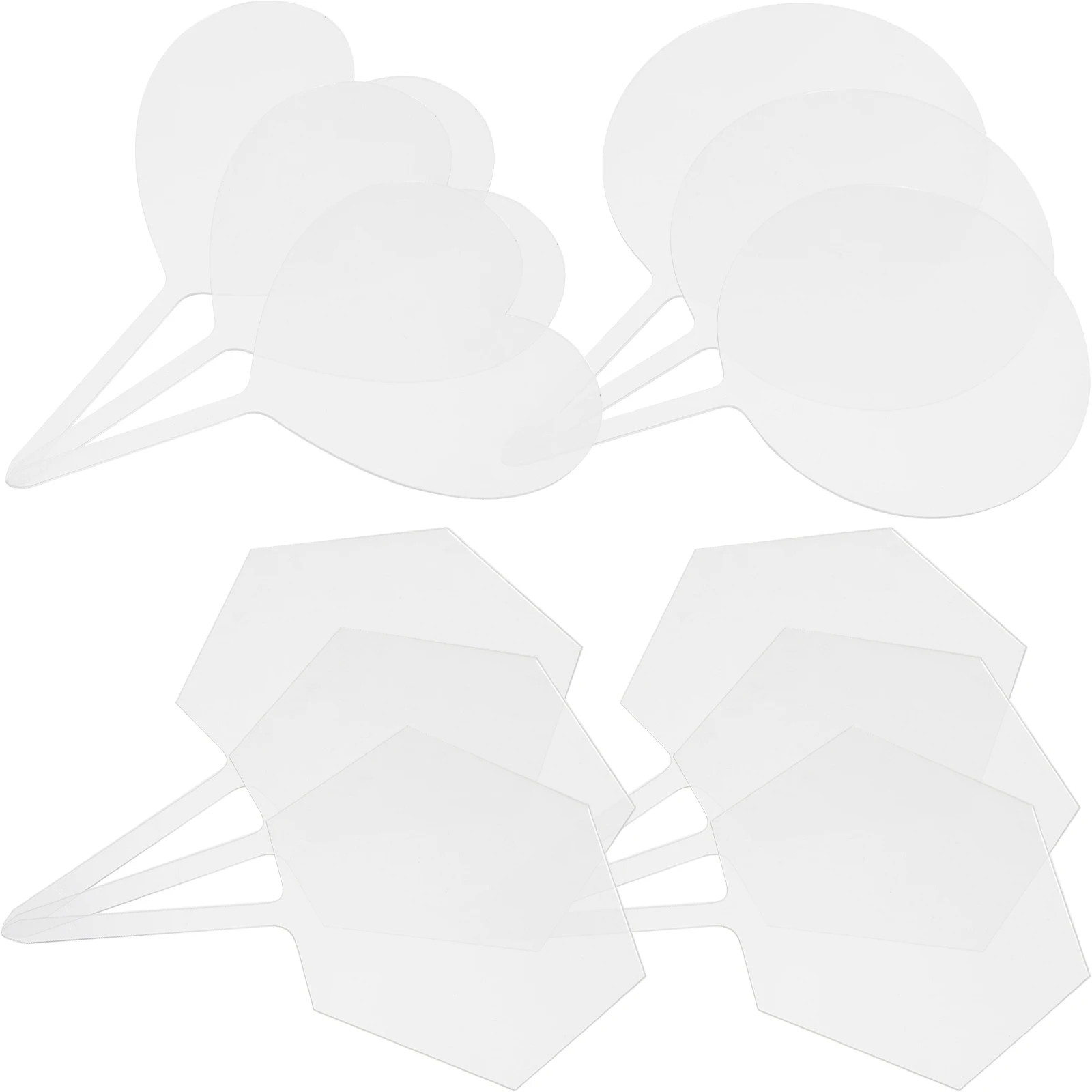 

30 Pcs Cake Decoration Transparent Acrylic Birthday Party Favor Cupcake Topper Blank Picks Supplies Dessert Decorations