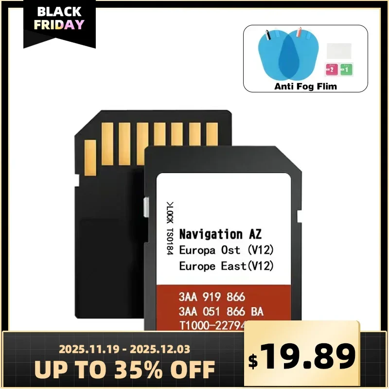 

SD-карта для RNS315 для Seat VW Skoda Amundsen Media 2.1 2.2 Eastern Europe V12 OST Sat Nav