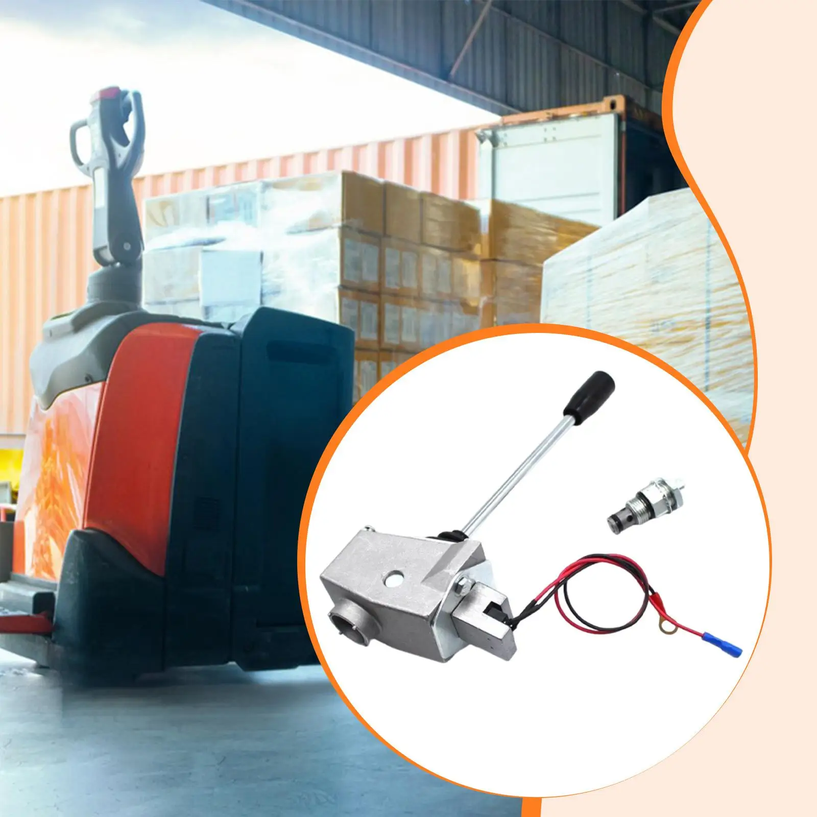 

Electric Forklift Lifting Switch Assembly Iron Material Hydraulic System Handle for Industrial Maintenance Part