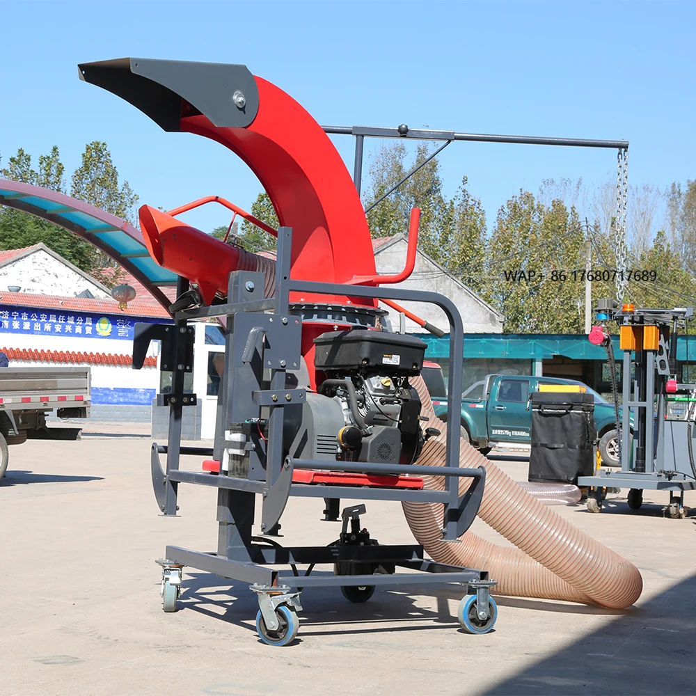 Easy Operate Self Propelled High Efficiency  Powered Engine Leaf  730mm Working Width Road Cleaning