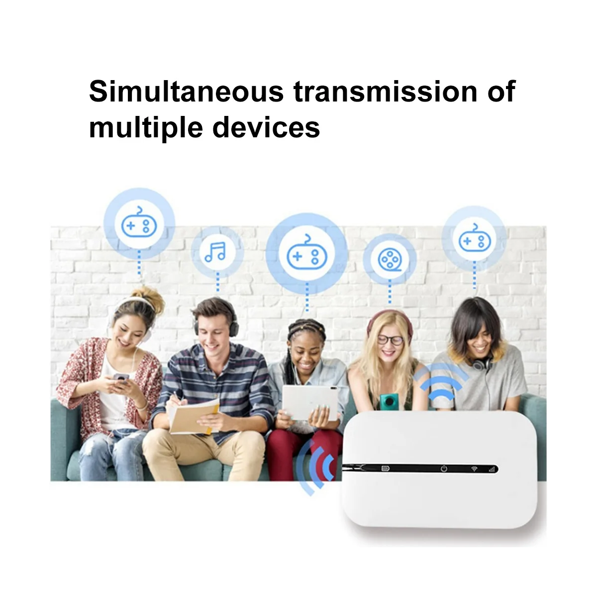 4G Pocket MiFi WiFi Router 150Mbps WiFi Modem Car Mobile Wifi Wireless Hotspot with Sim Card Slot Portable WiFi