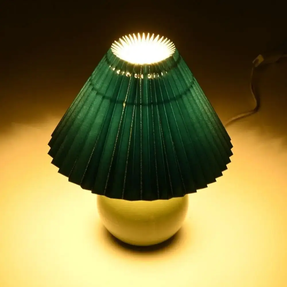 Ceiling Decor Modern Pleated Lampshade Minimalist Washable Chandelier Cover DIY Retro Table Lamp Cover Wall Lamp
