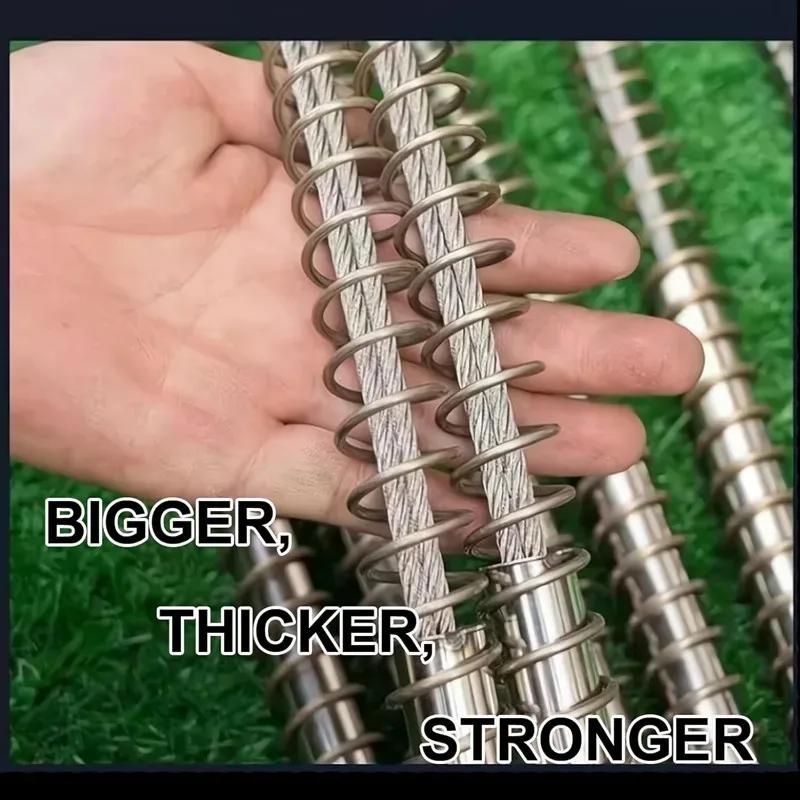 1PC Double Stronger Spring For the Wild Boar Trap Fox Mouse Trap Replacement With Nuts Dia 4MM