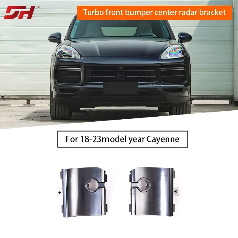 

2pcs Car front bumper Center radar bracket suitable for Porsche Cayenne 9Y0.1 Turbo 2018-2023 9Y0807131A 9Y0807132A