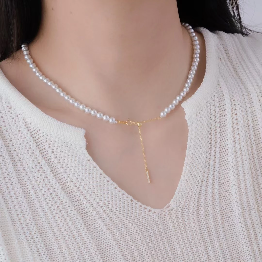 Wholesale 925 Sterling Silver Necklace Bracelet Clasps and Hooks Jewelry Accessory Parts Settings for 5-8mm Pearls 10pcs/lot