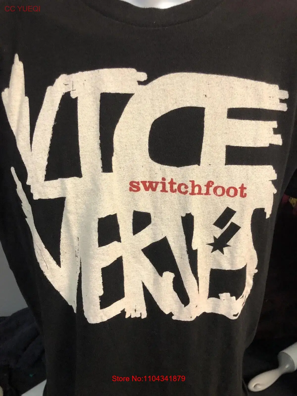 Next Level Switchfoot Black 2012 Vice Verses Tour Band Concert T-Shirt Size S