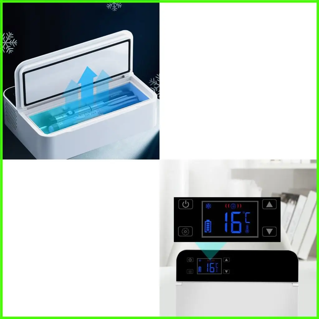 

Travel Medcine Cooling Case Temperature Display Drugs Refrigerated for Car Home