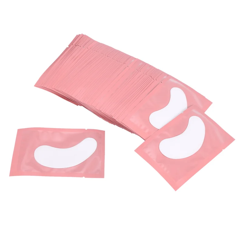 ABIT 200 pares de protección ocular Gel almohadilla de pestañas parche pelusa extensión de pestañas individuales máscara de ojos