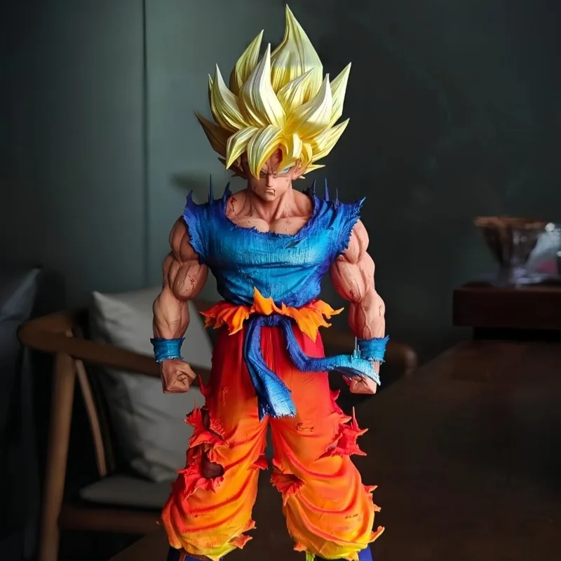 

28cm Dragon Ball Anime Figure YS Son Goku Action Figure Super Saiyan One Anime Peripherals Customized products Model Toy Gift