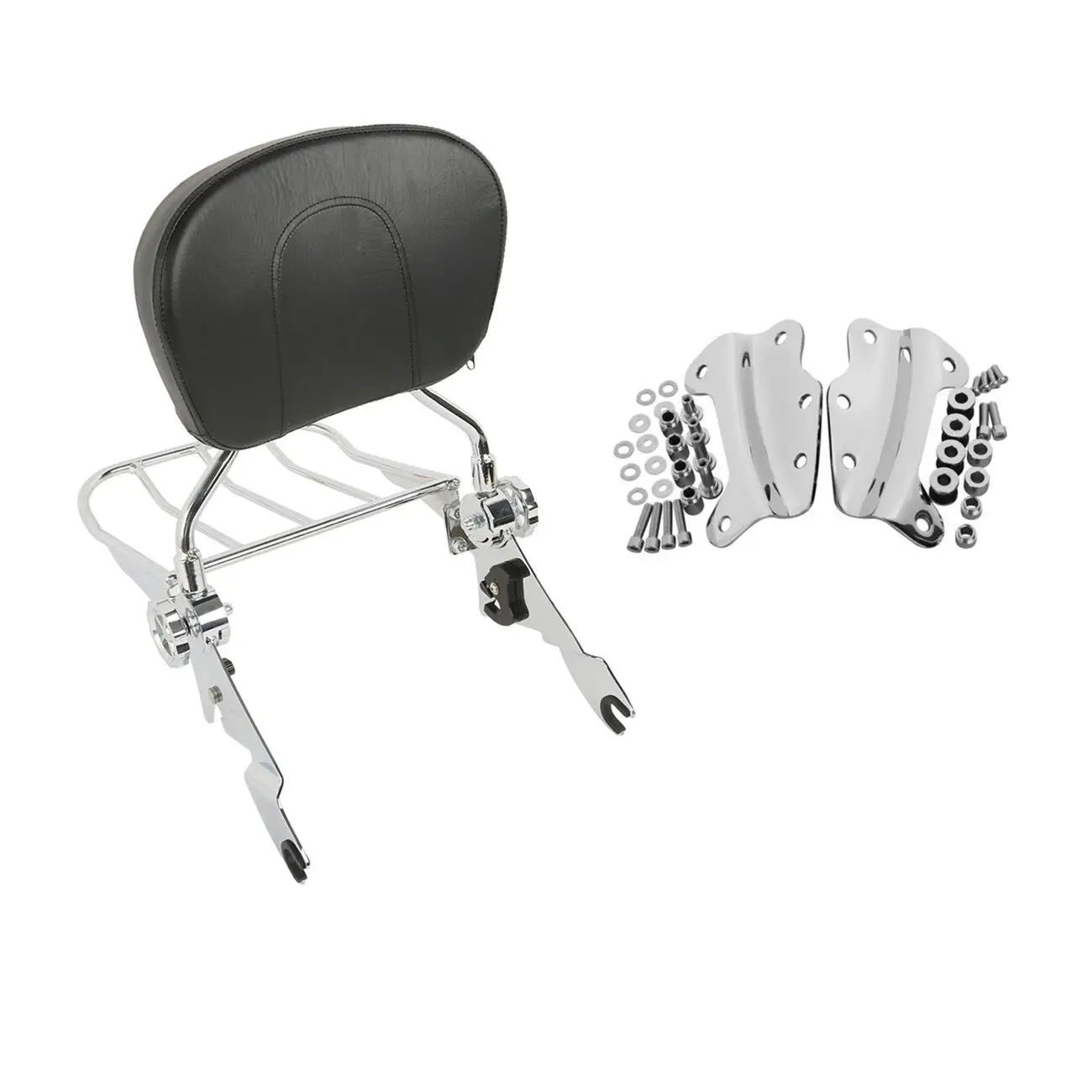 Motorcycle Backrest Sissy bar Docking Hardware For Harley Touring Electra Glide Ultra Classic Road Street Glide 2009-2013 2012