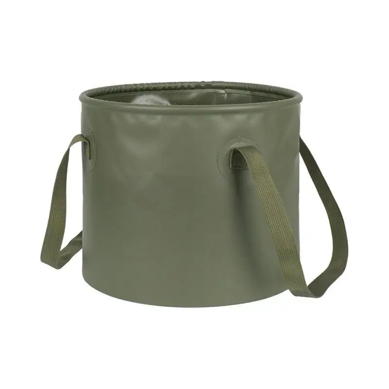 Foldable Water Bladder Portable Outdoor Bucket 10 L  20L Fold Round Collapsible Water Storage Container Bag for Camping