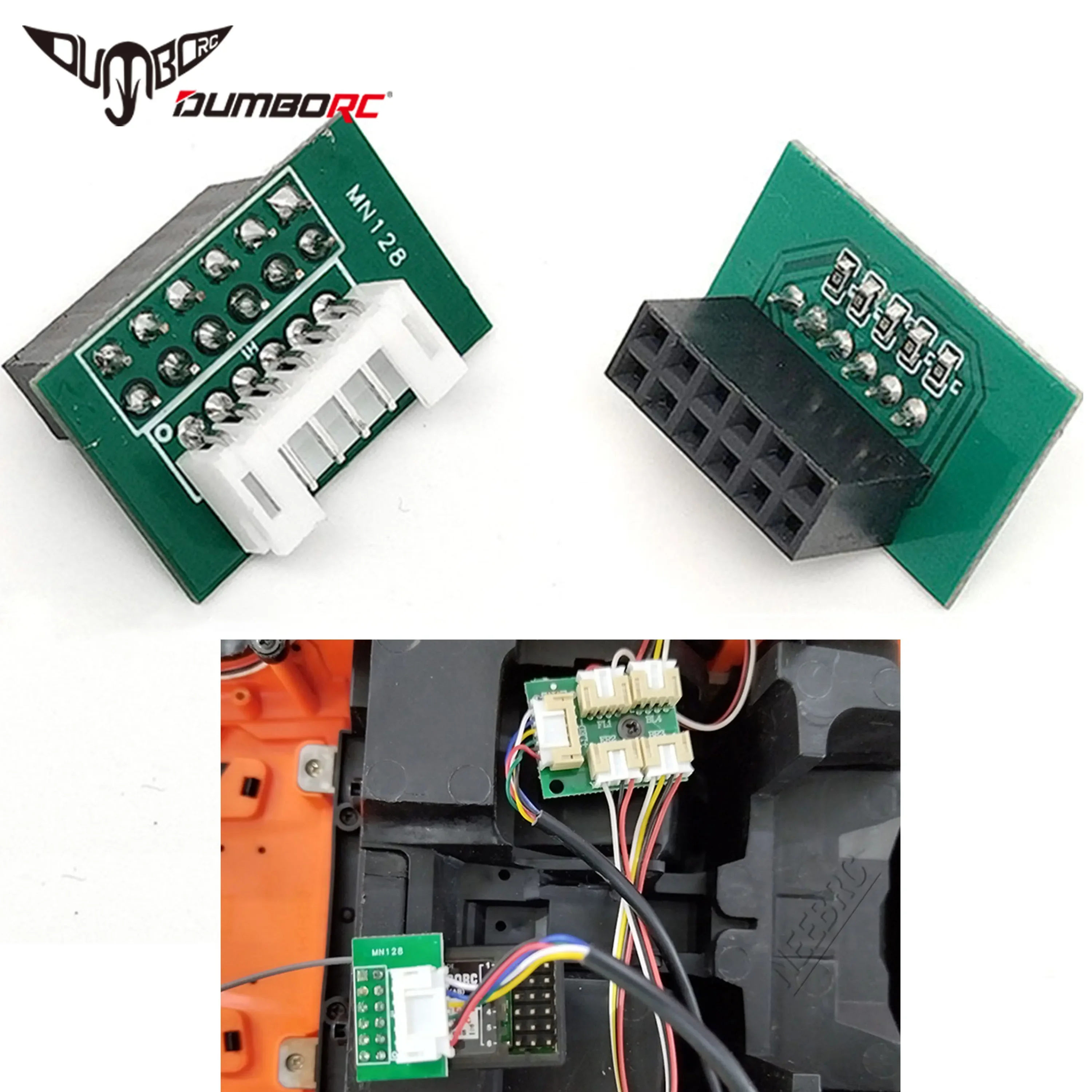 DUMBORC RC Auto Licht Set Adapter Lampe Stecker für MN Serie MN128 MN78 MN99S MN98 MN86 P6DC P6DCG 6CH Empfänger Universal Spielzeug Teil