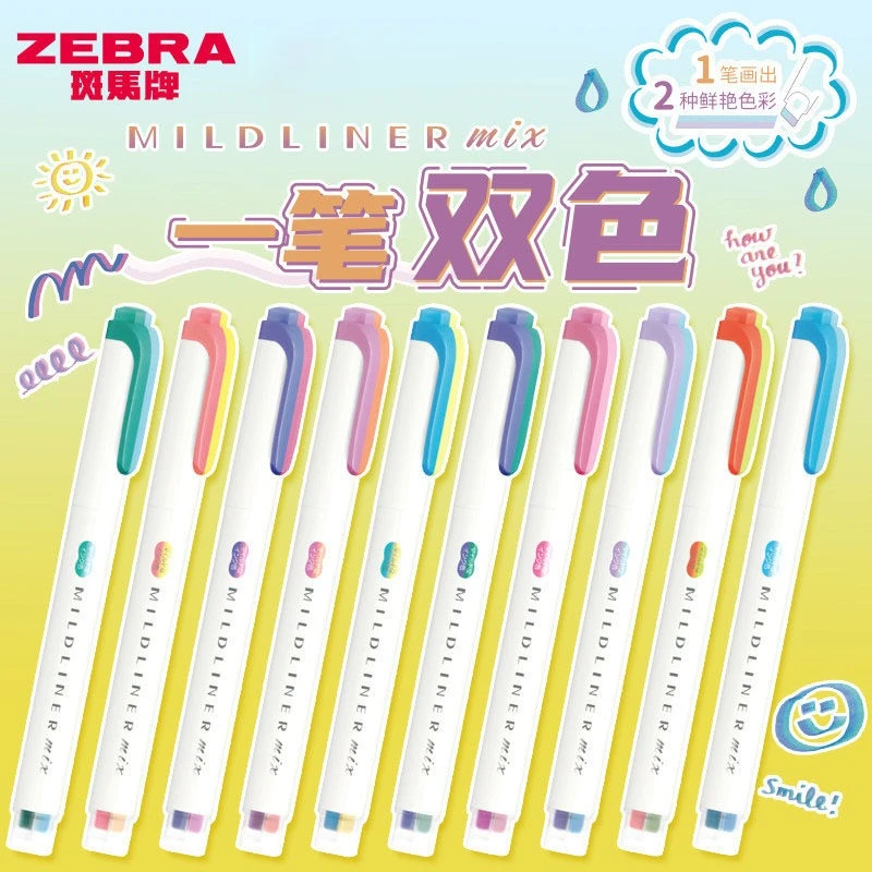 Zebra WKS23 Mildliner Highligh - Zebra Pen Mildliner recension och pris