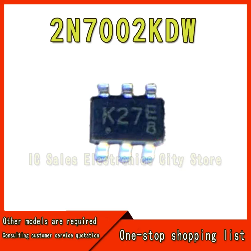 (5-10 Stuk) 100% Nieuwe 2N7002KDW 2N7002 Sot23-6 Chipset