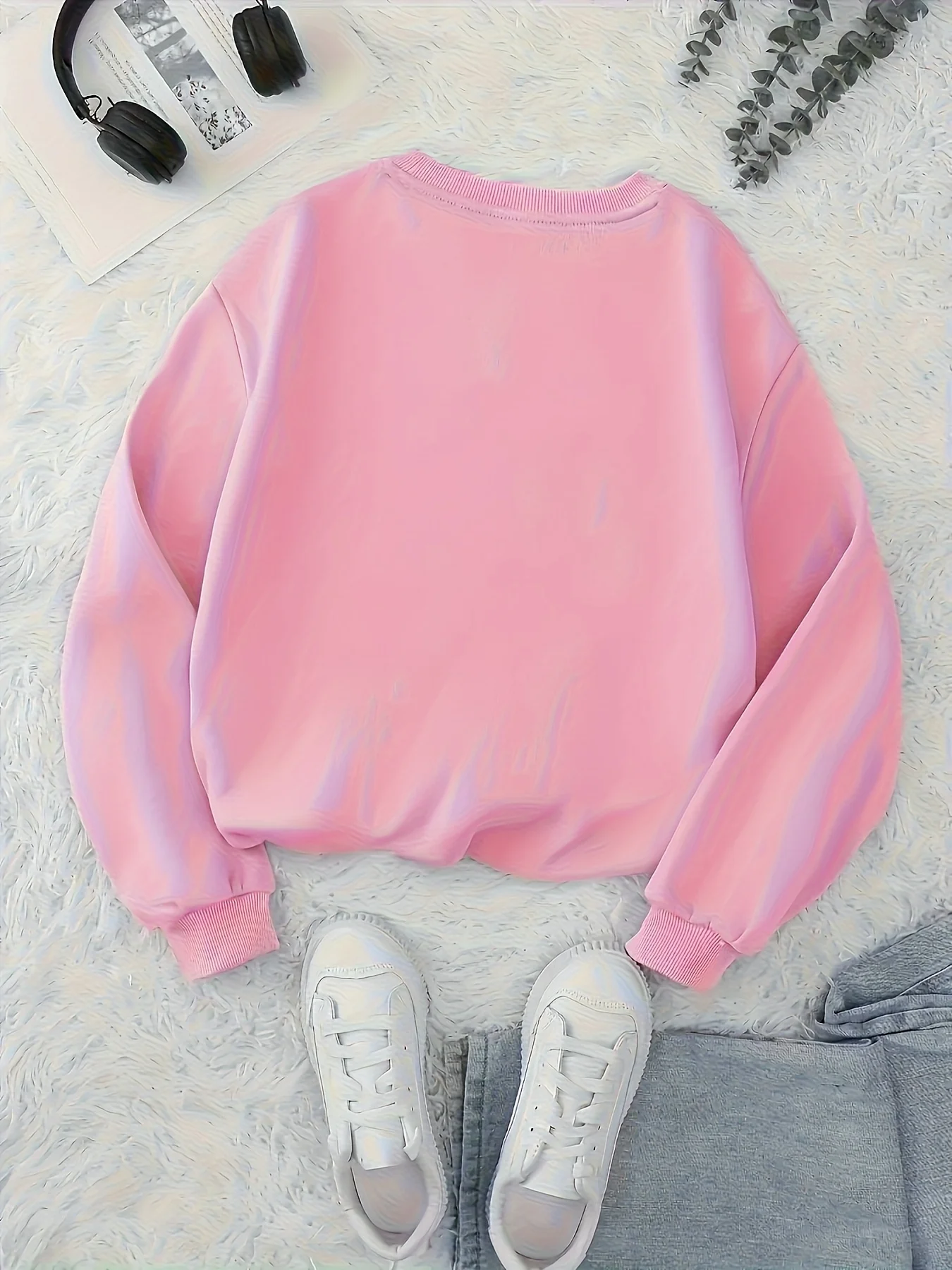 Blusão Feminino Floral Margari - Oversized Crewneck Fleece avaliação e preço