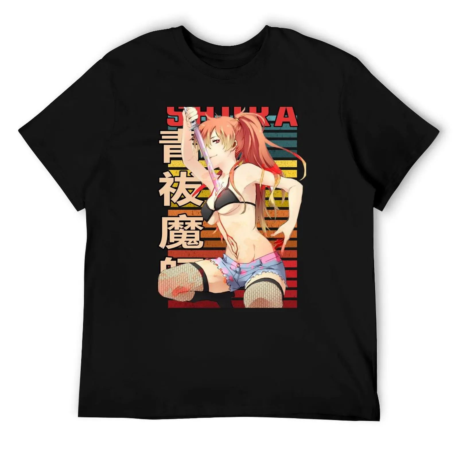

Shura Kirigakure Blue Exorcist Retro Anime Design T-Shirt man t shirts for men casual man t shirt luxury T-Shirt