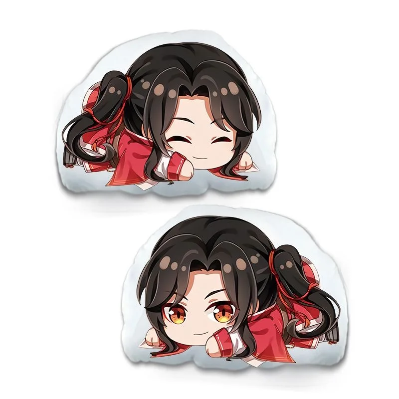 Tianguan Blesses the Flower City Around, Xie Liantong anime Q Version Doll Throw Pillow, Sanlang Diffuse Print Shaped Pillow