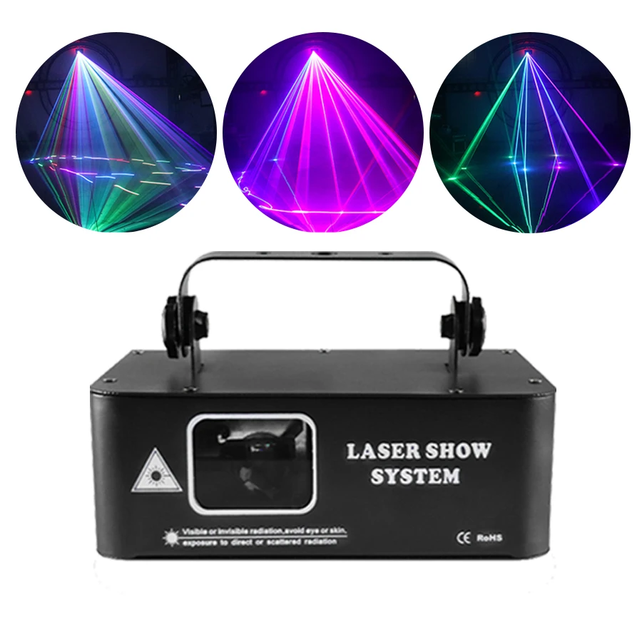 RGB Laser 500MW Beam Line Scanner Projector DMX Professionele Disco DJ Bruiloft Bar Club Podiumlicht