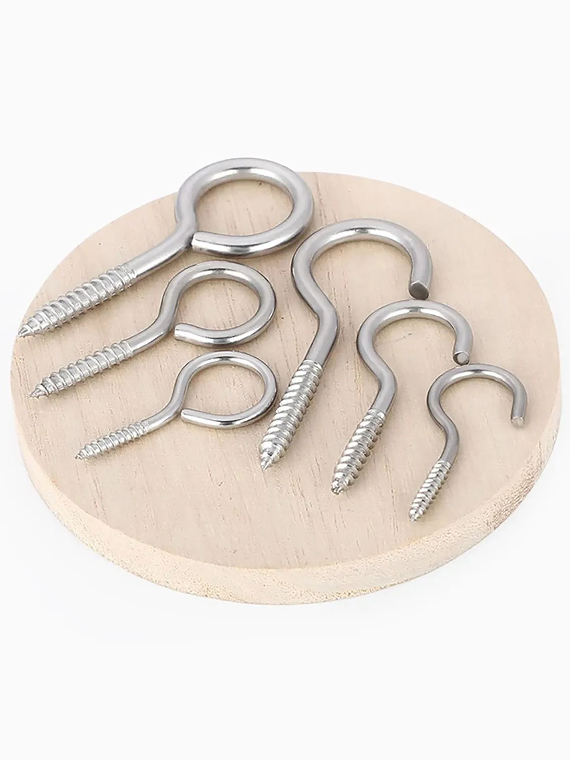 5/15/30PCS Small Mini Eye Pin Self tapping Hook Eye Pin Screw Thread Claw Hook Jewelry DIY Jewelry Accessories