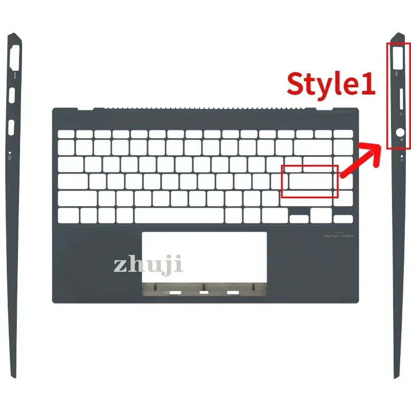 Laptop LCD tampa traseira, moldura frontal, Palmrest, dobradiças, caixa inferior, ASUS, ZenBook 14, UX425, UM425, UX425J, UX425JA, U4700J, original, novo