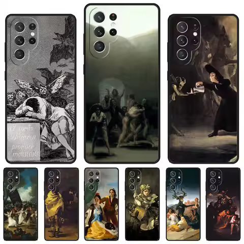 Spain Francisco Goya Art phone case For Samsung Galaxy S24 S23 S22 Ultra Note 10 20 Plus S8 S9 S10 S20 S21 FE Cover