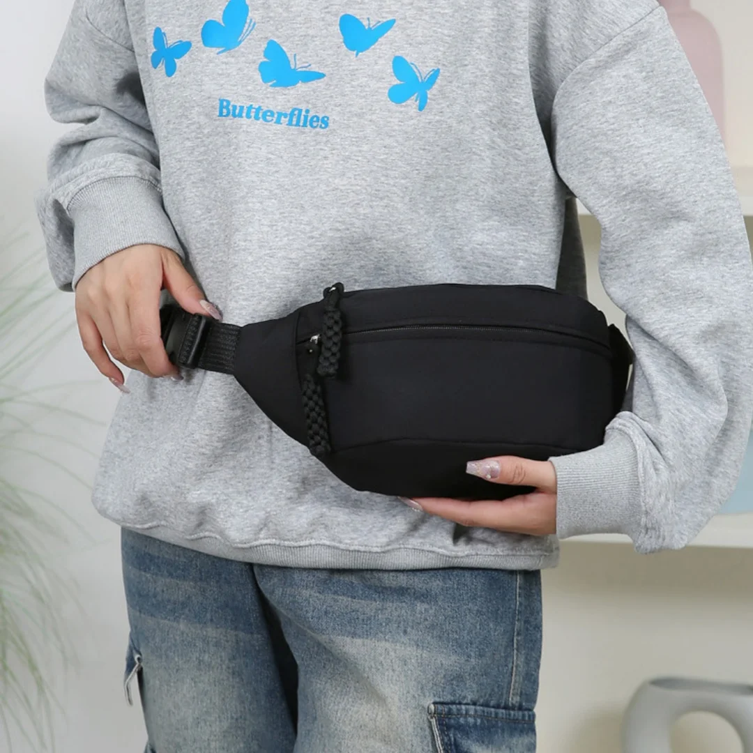 Half Moon Outdoor Sport Crossbody Bag Fanny Pack Women's Chest Bag Large Capacity Waist Bags Multifunctional Running Belt Bags