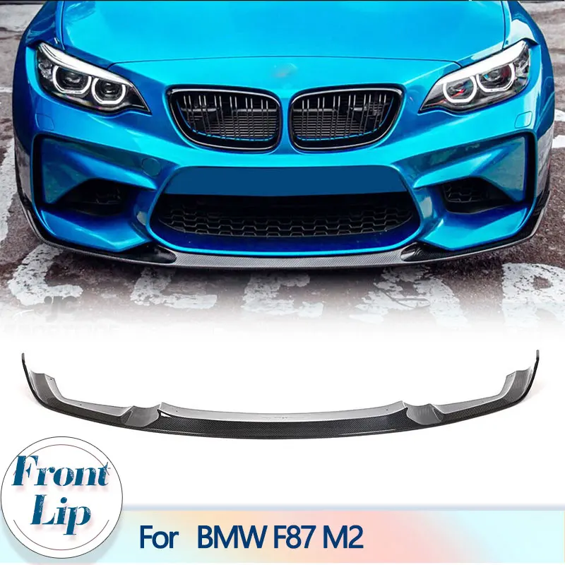 

Carbon Fiber Front Bumper Lip Spoiler For BMW F87 M2 2016-2018 Car Front Bumper Lip Spoiler Splitters Not for M2C Competition