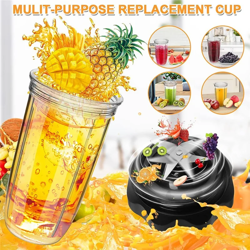 

Лезвие блендера P4-24Oz Cup Pro 1000 для блендера Nutri-Bullet Combo Pro 1000 и Select 1200 1000 Вт Прочное основание двигателя блендера