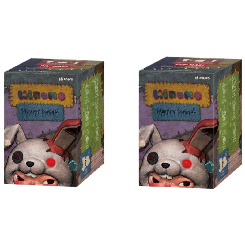 Nieuwe Originele POPMART Hirono Monsters' Carnaval Serie Blind Box Desktop Scène Decoratie Speelgoed Modellen Mystery Box Halloween Geschenken