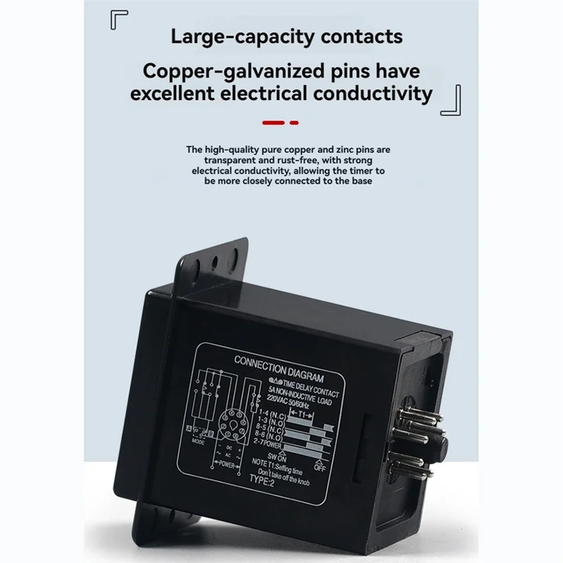 CJSD-قابل للبرمجة AC220V 8PIN ASY-3D تأخير الموقت الوقت التتابع أرقام عرض 999S تأخير الموقت الموقت