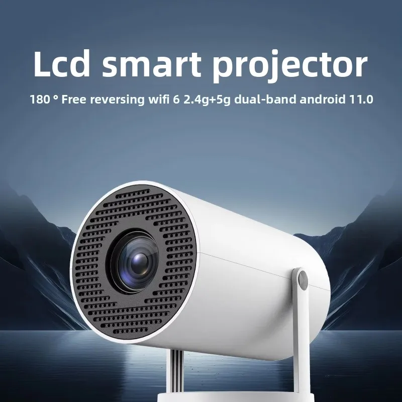 Hot Smart TV Android Support 4K Portable Mini Projector Game Home Cinema Theater LED 1280*720P Pocket Hy300 Projector