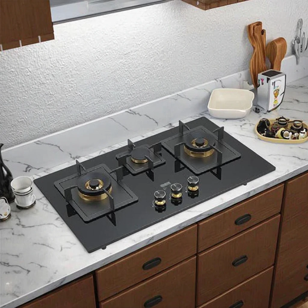 

Оптовая продажа из закаленного стекла, портативные встроенные умные газовые плиты для общественного питания, кухни, дома